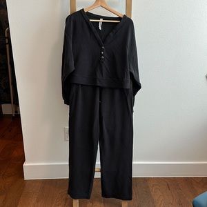 Alo Yoga Micro Waffle Pajamas Set